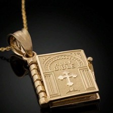 18K Karat Gold Bibel Kreuz