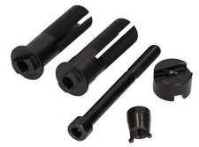 kmx24 VIPER SHIELD Lenkerendenspiegel Montagekit Adapter 18-22mm schwarz 18-22mm