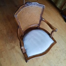 Stuhl mit Geflecht Barock Stil