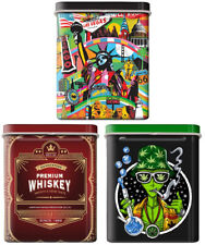 3x Metall Zigaretten-Etui