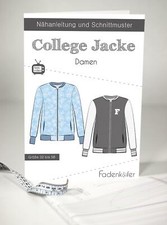 Schnittmuster "Fadenkäfer" College Jacke Damen (Preis=1 Stk.)