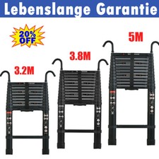 2023 Mehrzweckleiter Teleskopleiter Stehleiter Aluleiter Ausziehleiter bis 150KG