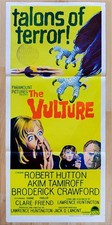 original Kino Film Plakat Poster "The Vulture" Horror Erstaufführung 1966