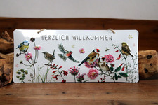 Blechschild m. Prägung