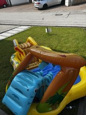 Planschbecken Kinder Pool Rutsche Spielhaus Spielcenter Wasserrutsche INTEX