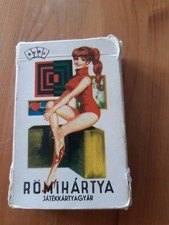 DDR alte Spielkarten Canasta Bridge Pin up Girl