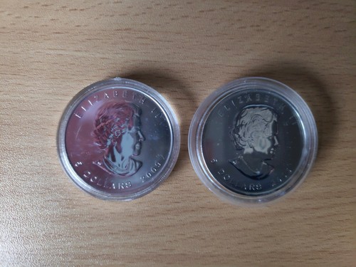 Unze maple leaf silber - unze, (oz)