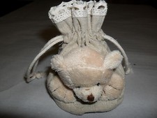 Gastgeschenk Leinensäckchen Teddy Kindergeburstag, Taufe, Geschenk,Junge