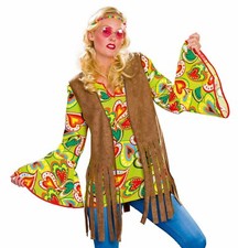Hippie-Weste für Damen, braun