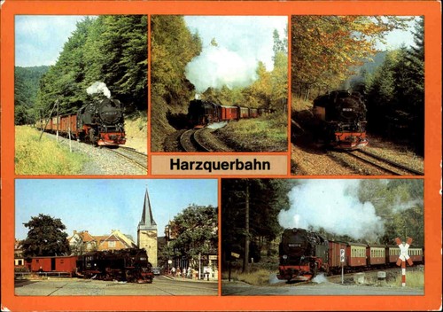Eisenbahn motiv mehrbild - eisenbahn, motiv-mehrbild-ak