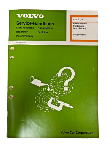 Volvo service handbuch - volvo, service-handbuch