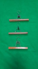 3 Stück Kleiderbügel Hosenspanner Holz Holzbügel Hosenbügel Vintage