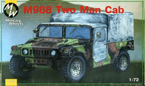 Military wheels 7219 m988 - wheels, 1/72