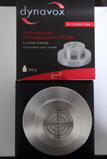 Dynavox PST 300 Auflagegewicht - Plattenspieler-Stabilizer 300 g - silber 80x40