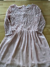 Spitzenkleid Mädchen 140 Rosa