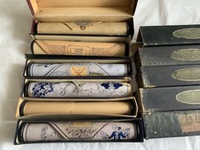 Lot 6 perforierte Klangrollen für Autopiano Anfang 1900 G.Gorli&Figli Milano EMP