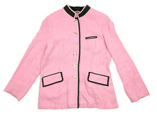 LODENFREY Trachten Janker Damen ca. L 42 Leinen Rosa Landhaus Blazer Jacke