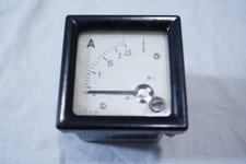 Anzeigeinstrument Einbaustrommesser, Ampermeter, 5A, AC