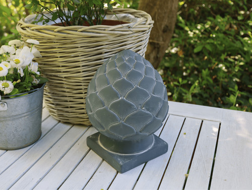 Pinienzapfen terracotta grau - terracotta,