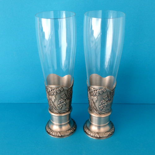 Bierglas mit zinn - bierglas, 2