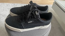 Puma Sneaker Schuhe Damen Gr. 40,5 Schwarz / mit weißer Sohle