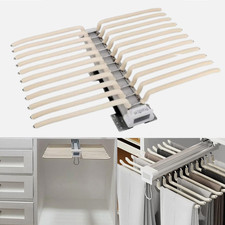 Hosenbügel Ausziehbarer Schrank Hosenauszug Hosenhalter für Kleiderschrank