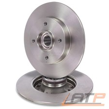 2x BREMSSCHEIBE HINTEN VOLL Ø249 FÜR PEUGEOT 207 208 307 2008