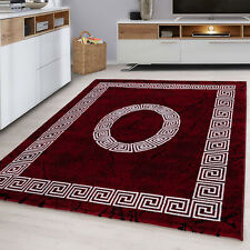 Moderne Designer Kurzflor Teppich marmor und Versace optik