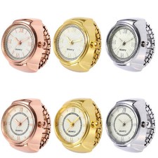 1pc Ring Uhr Runde Finger Uhr