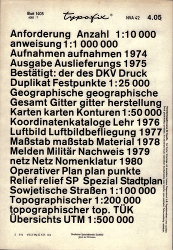 Ddr typofix nva - typofix, raketen