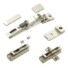 2x Salice Universalscharniere ab 8 mm dünne Türen mit/ohne Dämpfung Topfband