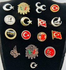 Osmanli Arma, Tugra AYYildiz, Atatürk, Bayrak, Bozkurt, Hilal Rozet Anstecknadel