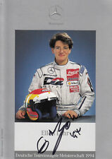 Autogrammkarte signiert 10x15 cm DTM 1994 Ellen Lohr - Mercedes C-Klasse