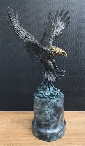 Bronzefigur adler 47cm - bronzefigur,