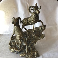 schwere Messing Skulptur