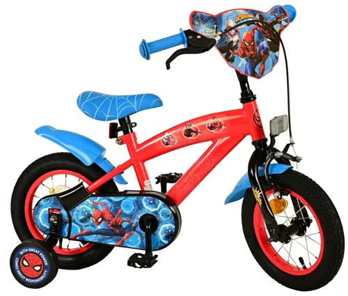 Spiderman fahrrad rot blau - 12,