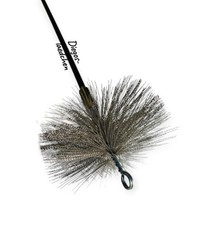 Kaminbesen Edelstahl und Flexstange L Set zur Schornsteinreinigung bis 13 Meter