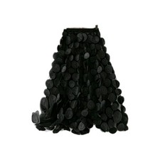 Neu Damen Rock Gr 38 Schwarz