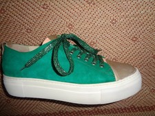 AGL - Attilio Giusti Leombruni  sneaker EXTRALEICHT vELOURLEDER  grün