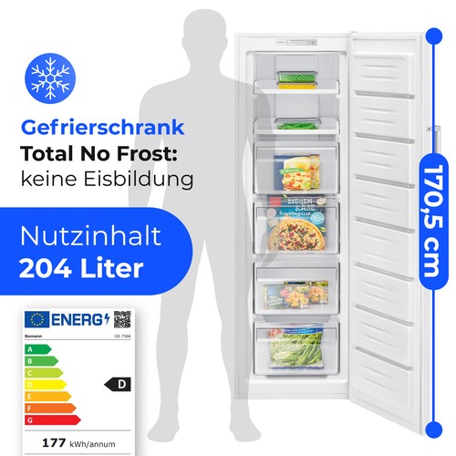 Bomann gefrierschrank 7366 - bomann, gs