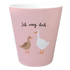 Gans und ente blumentopf mit - und,