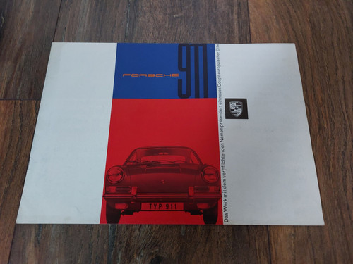 Original prospekt porsche 911 - porsche,