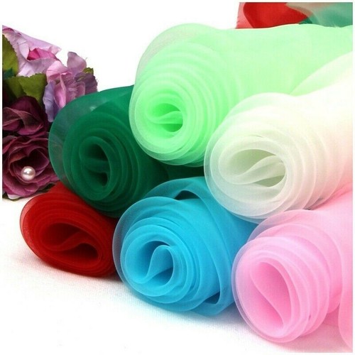 Organza stoff voile tüll - 1m,