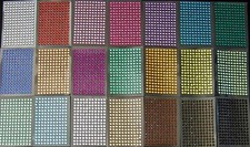 selbstklebende Schmucksteine/ Glitzersteine rund 4 mm verschiedene Farben