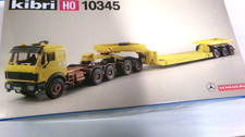 Kibri HO Nr. 10345 SCHEUERLE Mercedes Benz DB-Tieflader mit Dolly
