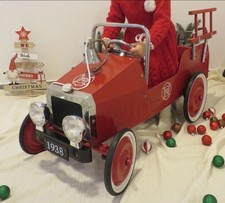 Baghera Feuerwehr Tretauto aus