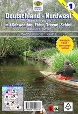 Wassersport-Wanderkarte /