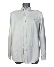 Polo Ralph Lauren Knit Oxfordhemd weiß Größe M