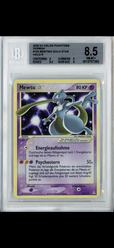 Pokemon bgs mewtu goldstar - bgs, 8,5