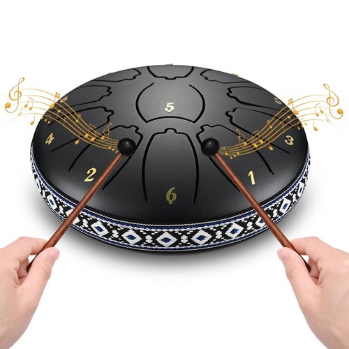 Stahlzungen trommel handpan - 6",